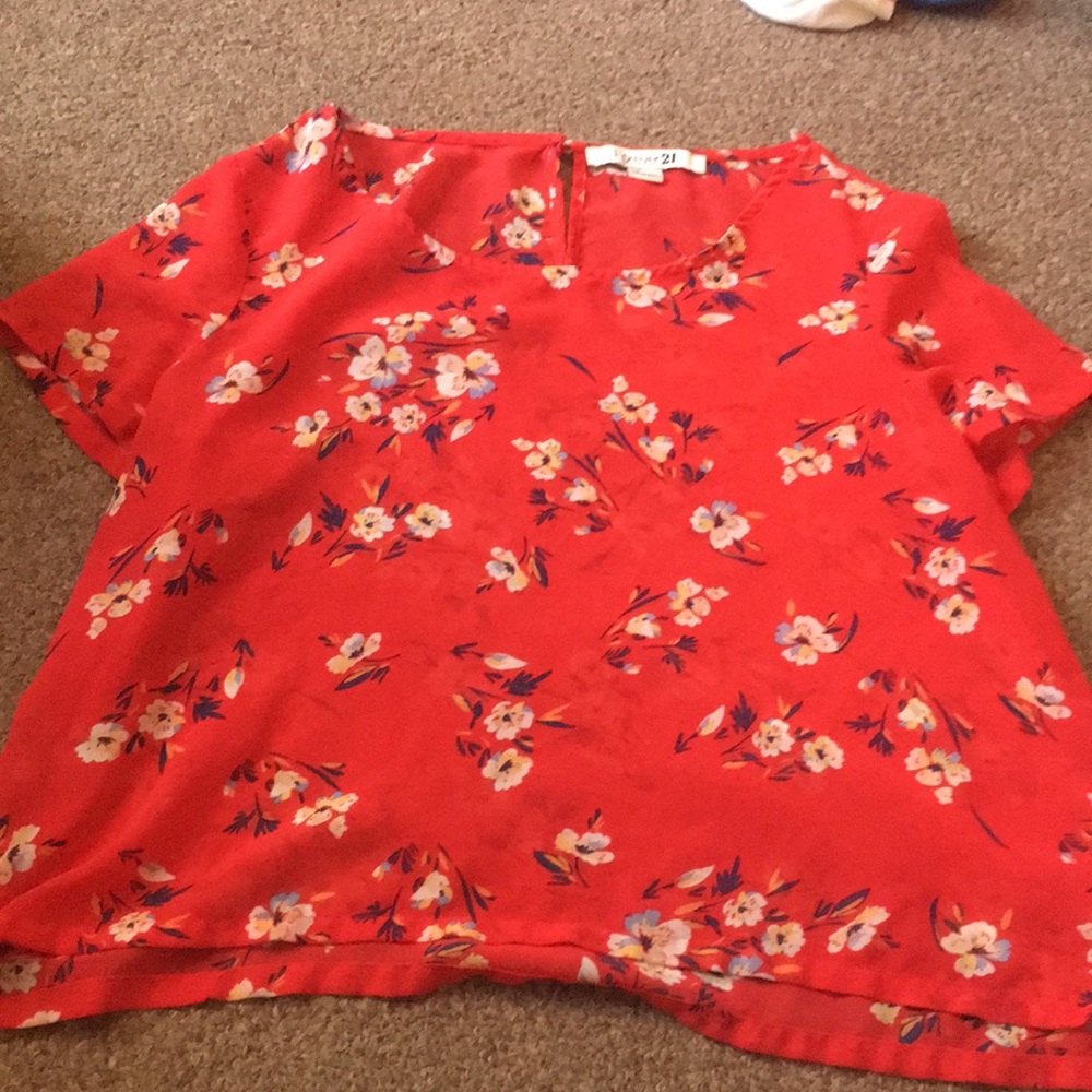 Light red blouse